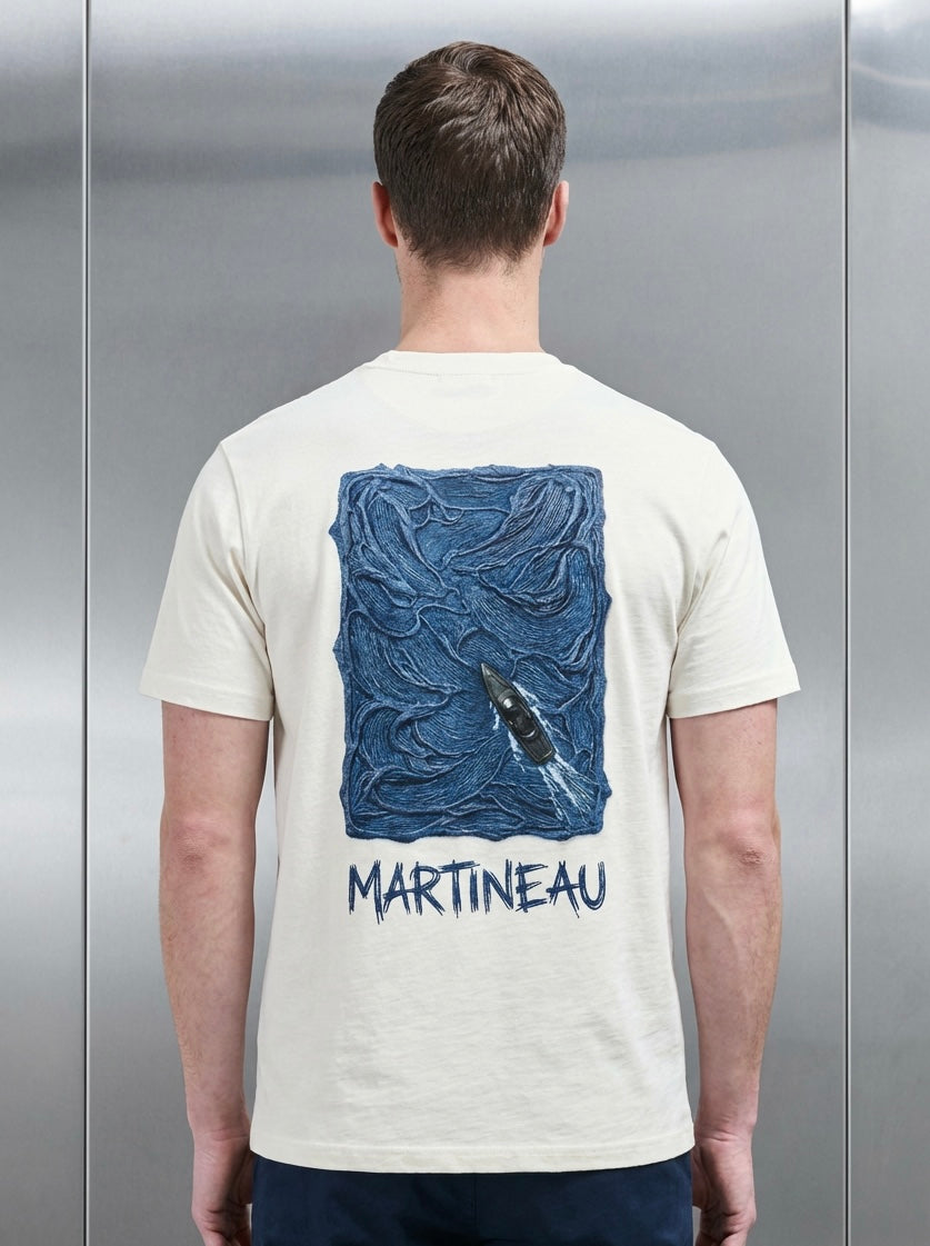 “Blue abyss” graphic tee