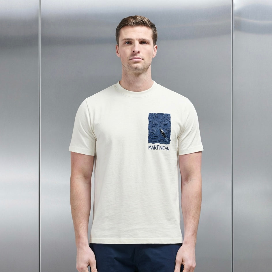 “Blue abyss” graphic tee