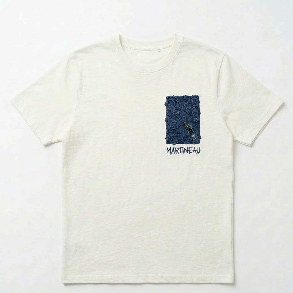 “Blue abyss” graphic tee