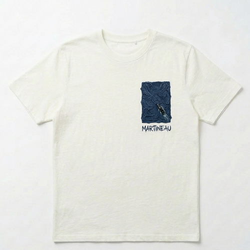 “Blue abyss” graphic tee