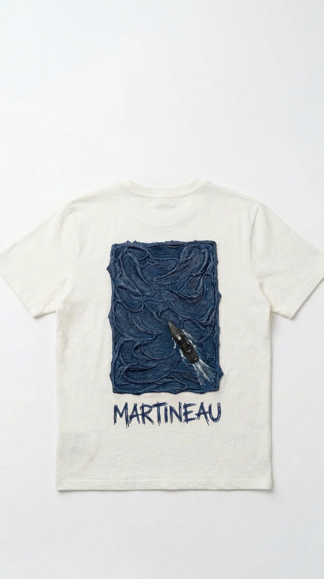 “Blue abyss” graphic tee